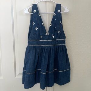 Adorable free people Jean dress 😍